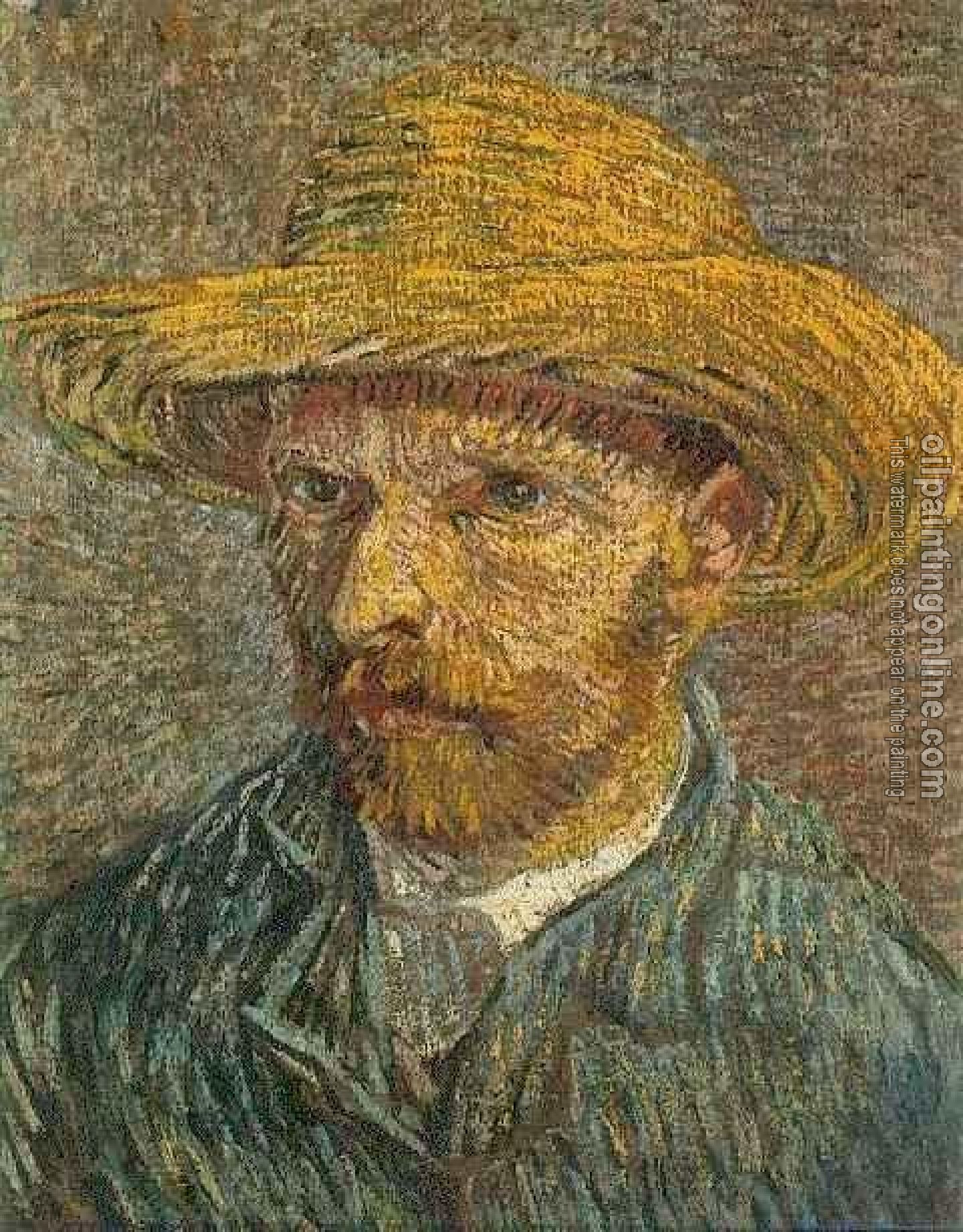 Gogh, Vincent van - Self Portrait with Straw Hat